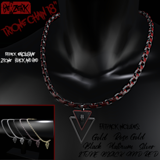 -BERZERK- Trione Chain 18" FATPACK