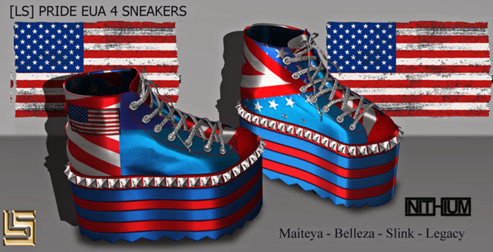 [LS] PRIDE EUA 4 SNEAKERS