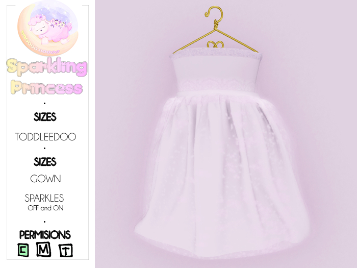 Sleepy Sheep. Sparkling Princess White 