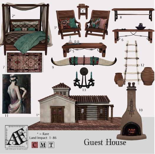 *AF* Guest House 05 - Coffee Table & Brandy