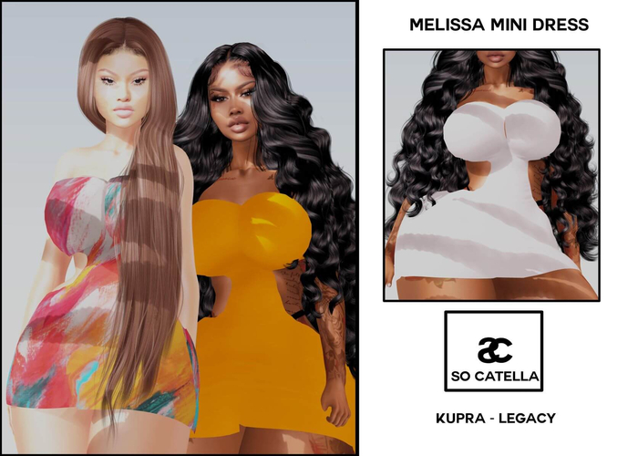 :SO CATELLA: Melissa Mini Dress [noire]