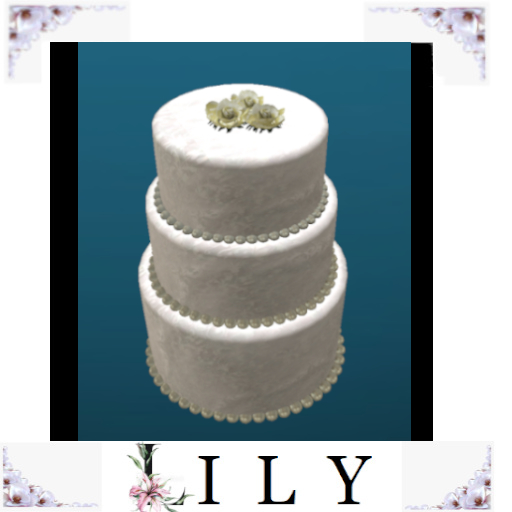  Roses n Pearls cake - Dante Cream
