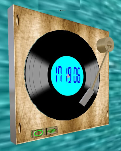 Turntable Wall Clock