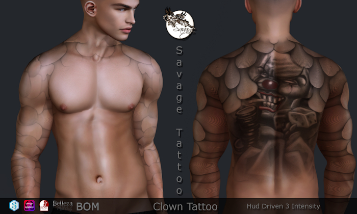 Savage - Clown Tattoo - Add.
