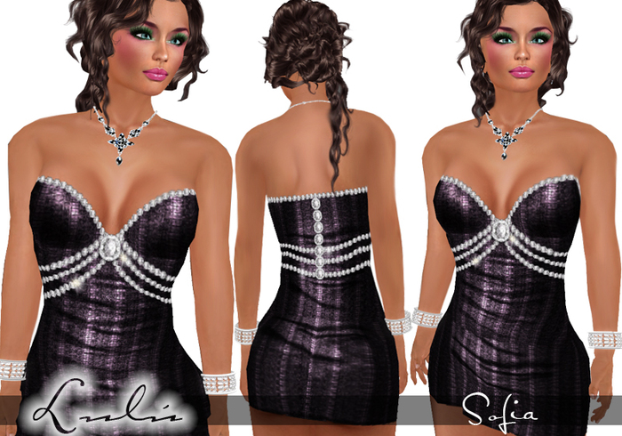 ~Lulu~ Sofia minidress pale