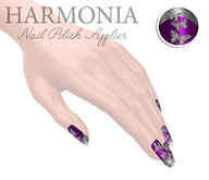 * Harmonia Purple Butterfly Nail Polish Maitreya Omega Appliers