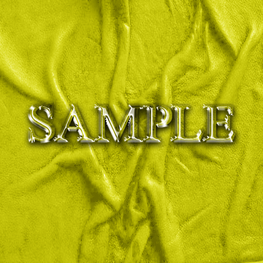 Zoy Texture [ Wrinkled Leather 02 ] Yellow