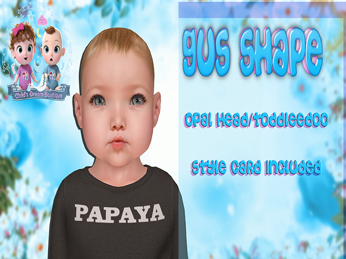{CDB}Gus Shape-Opal Head/Toddleedoo{Add to Unpack}