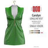 [ADD] Carolyn Longline Vest - GreenC