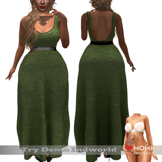 !!! Revna !!! Jersey Strop Dress Green