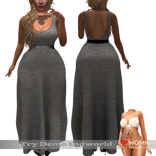 !!! Revna !!! Jersey Strop Dress Gray