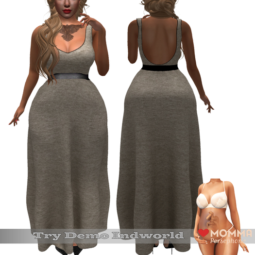 !!! Revna !!! Jersey Strop Dress Beige