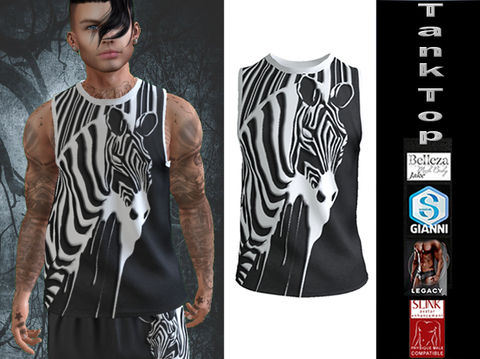 InStyl-Men's Training Tank Top - v2.10 -(for Belleza Jake, Slink Male, Signature Gianni, Legacy)