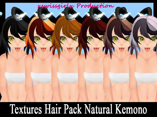 Textures Hair Pack Natural Kemono
