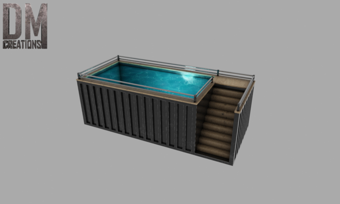 Container Pool Full Perm Mesh