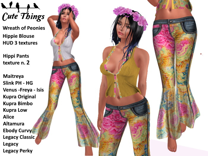 [CT] Hippie Outifit n. 2 - Maitreya - Slink - Kupra - Legacy - Belleza - Alice - Altamura - Ebody