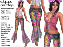 [CT] 1 Hippie Outift Pants + Blouse - ALL colors/texture DEMO