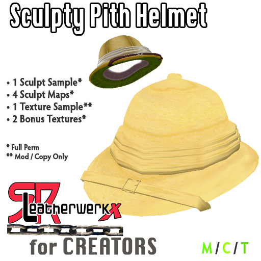 *SRL - Sculpty Pith Helmet (box)