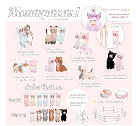 +Half-Deer+ Meowpaca - Baby Companion RARE