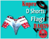 [R39] Kupra D Shorts Flag1