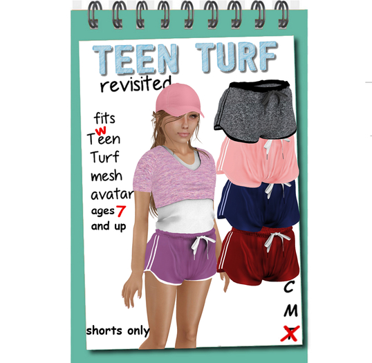 Teen Turf Gym Shorts Set