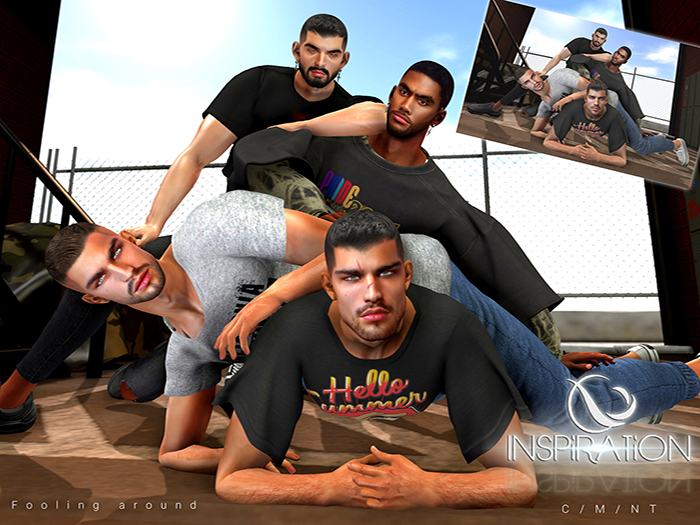 Inspiration - Group Pose - Fooling Around