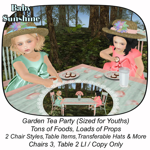 Garden Tea Party  (REZ & OPEN)