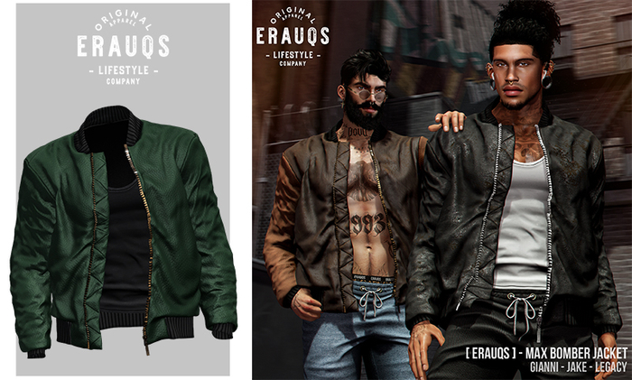 [ ERAUQS ] - Max Bomber Jacket - 07