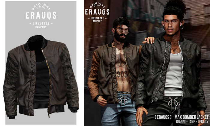 [ ERAUQS ] - Max Bomber Jacket - 09