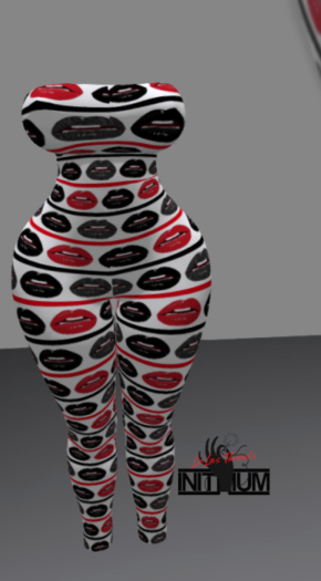 BOXED Lala's threads Kiss Body Suit + Bow Belt