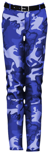 {Dorkus!} Camo Slacks - Blue - Tweenster