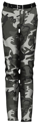 {Dorkus!} Camo Slacks - Grey - Tweenster