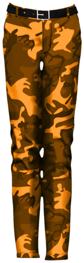 {Dorkus!} Camo Slacks - Orange - Tweenster