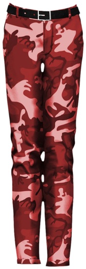{Dorkus!} Camo Slacks - Red - Tweenster