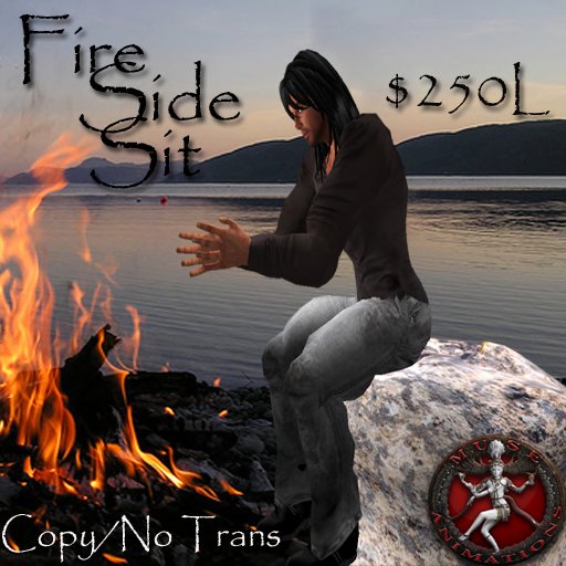 MUSE Animations Store- Fire Side Sit Boxed