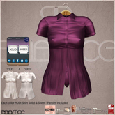 Baiastice_Lorena Shirt & Panties-Wine