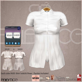 Baiastice_Lorena Shirt & Panties-White