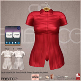 Baiastice_Lorena Shirt & Panties-Red