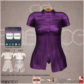 Baiastice_Lorena Shirt & Panties-Purple