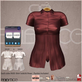 Baiastice_Lorena Shirt & Panties-Chestnut