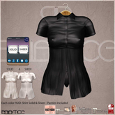 Baiastice_Lorena Shirt & Panties-Black