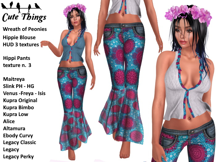 [CT] Hippie Outifit n. 3 - Maitreya - Slink - Kupra - Legacy - Belleza - Alice - Altamura - Ebody