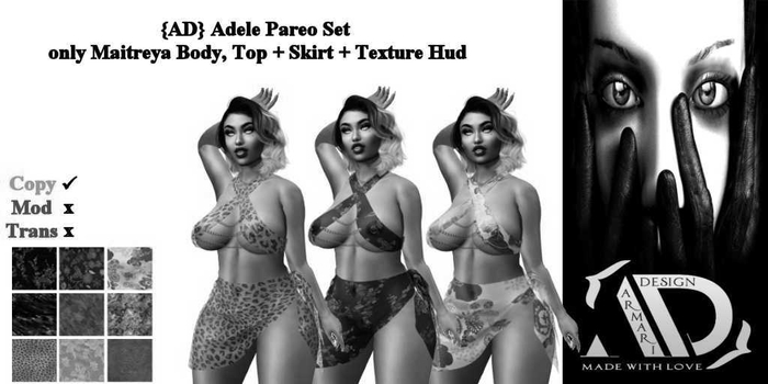 {AD} Adele Pareo Set (Maitreya) (Add Me) 5 Minutes Demo