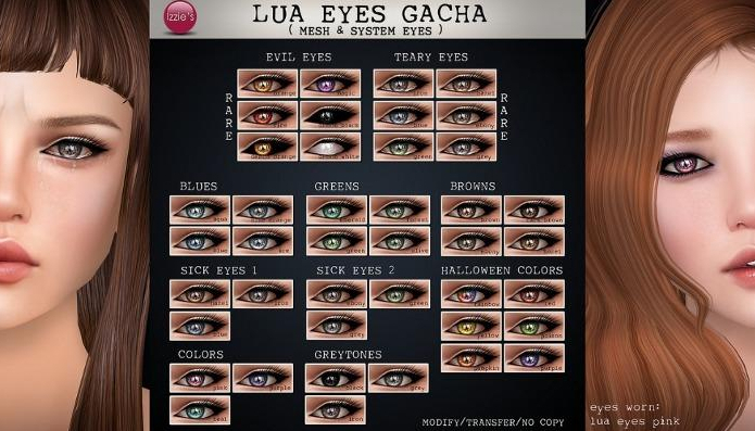 Izzie's - Lua Eyes (Teary Eyes) RARE