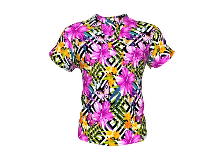 NiLu Store - Polo Shirt -Tropical Collection Pink - BOXED