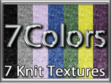 Zoy Texture [ Stylish Knitted Fabric ] 7 Colors