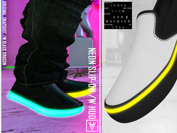 [ xVx ]NEON SLIP-ON - WHITE
