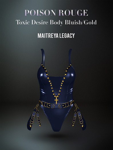 POISON ROUGE Toxic Desire Bluish/Gold