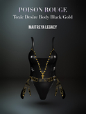 POISON ROUGE Toxic Desire Black/Gold