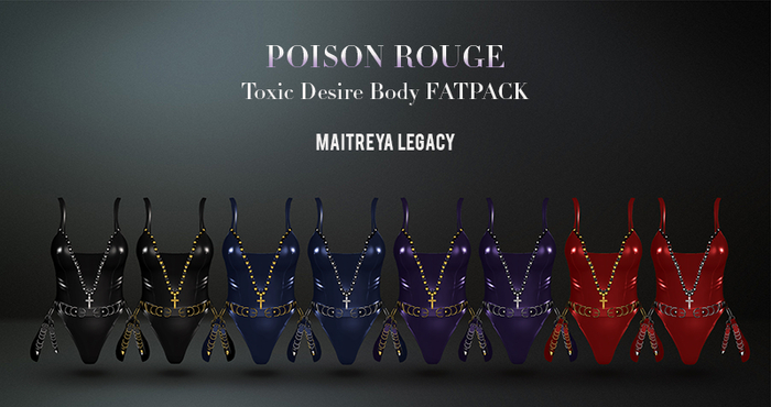 POISON ROUGE Toxic Desire FATPACK